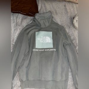 North Face Light blue Hoodie
